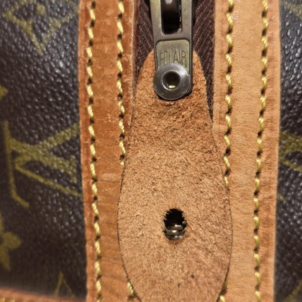 VTG Authentic Louis Vuitton Keepall 45 Brown Monogram Duffel Travel Bag Unisex - Picture 11 of 16